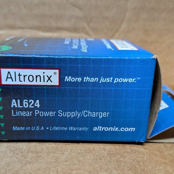 ALTRONIX AL624 LINEAR POWER SUPPLY/CHARGER 6VDC 12VDC @ 1.2 AMP 24VDC @ .75 AMP - Picture 3 of 4